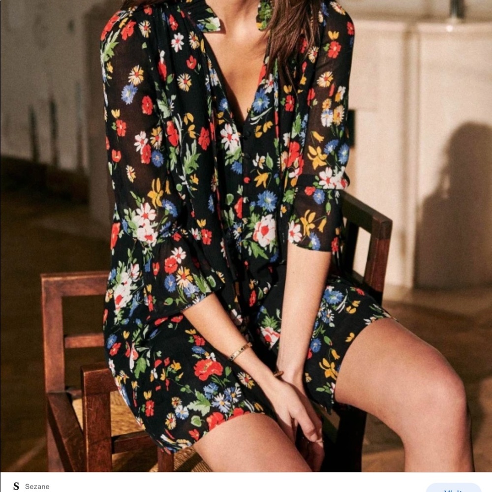 NWT sezane robe India dress